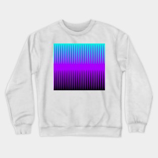 Wave Design Blue, Purple and Black Crewneck Sweatshirt